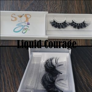2 Pair Eyelashes (Style Liquid Courage)